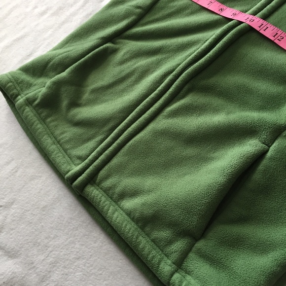 Green Fully Zip Fleece Vest - Picture 7 of 9